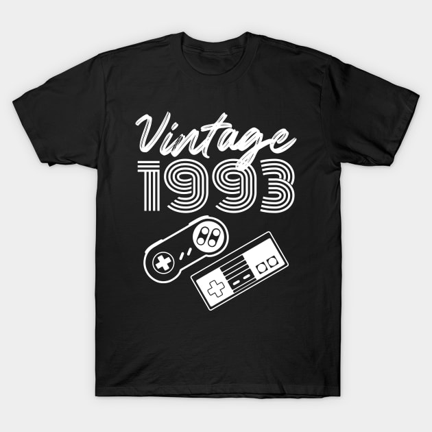 Vintage 1993 Old Gamers T-Shirt by cecatto1994